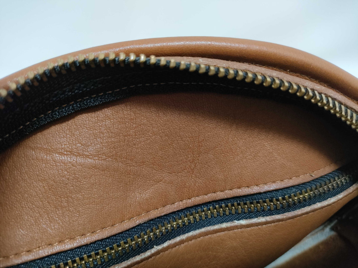 COACH Leather Shoulder Bag Brown Shoulder Bag