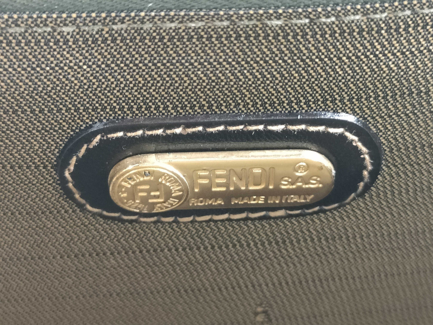 FENDI Zucca pattern Fendi Zucca vanity shoulder bag handbag