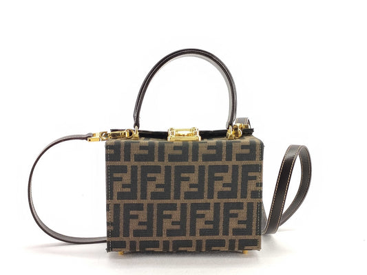 FENDI Zucca pattern Fendi Zucca vanity shoulder bag handbag