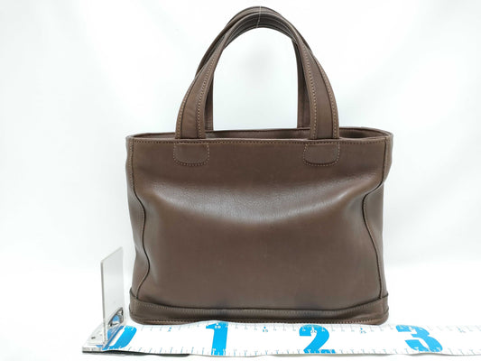 COACH Coach Leather Handbag Brown Handbag