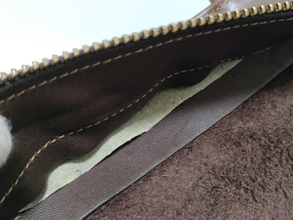 COACH Coach Leather Handbag Brown Handbag