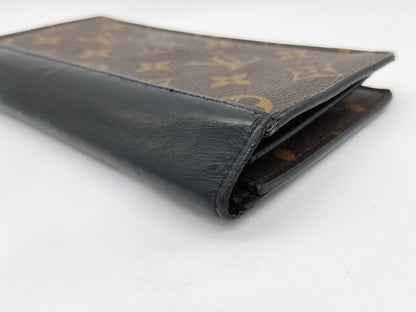 LOUIS VUITTON Monogram Macassar Louis Vuitton Macassar Brazza RA4260 Wallet