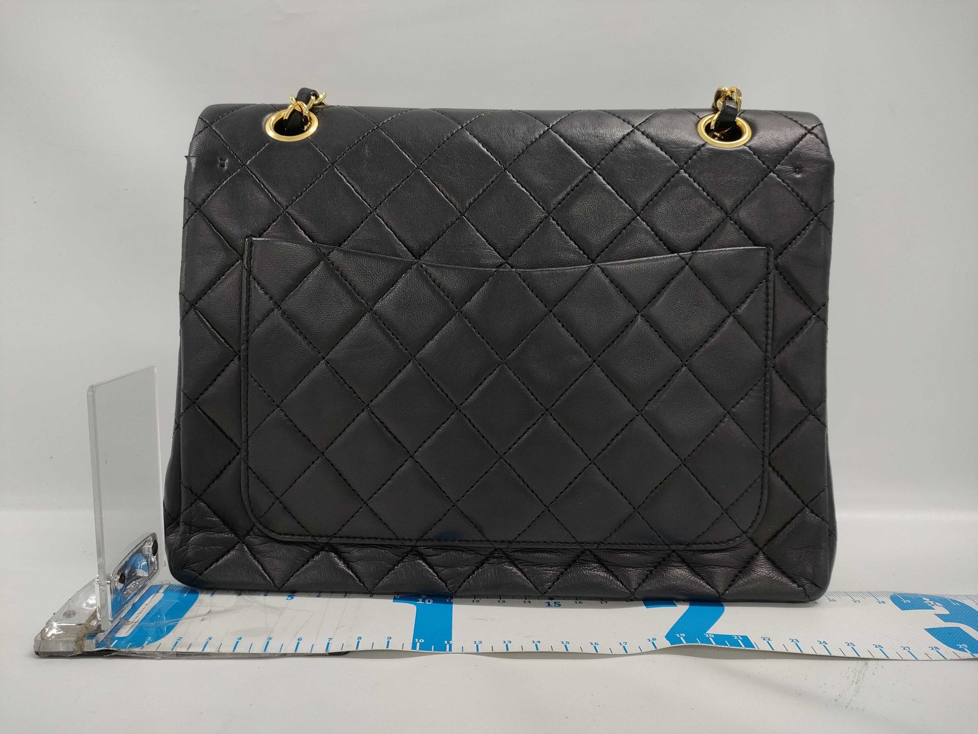 CHANEL Lamb Matelasse Double Double Shoulder Bag 1196972 Seal Card