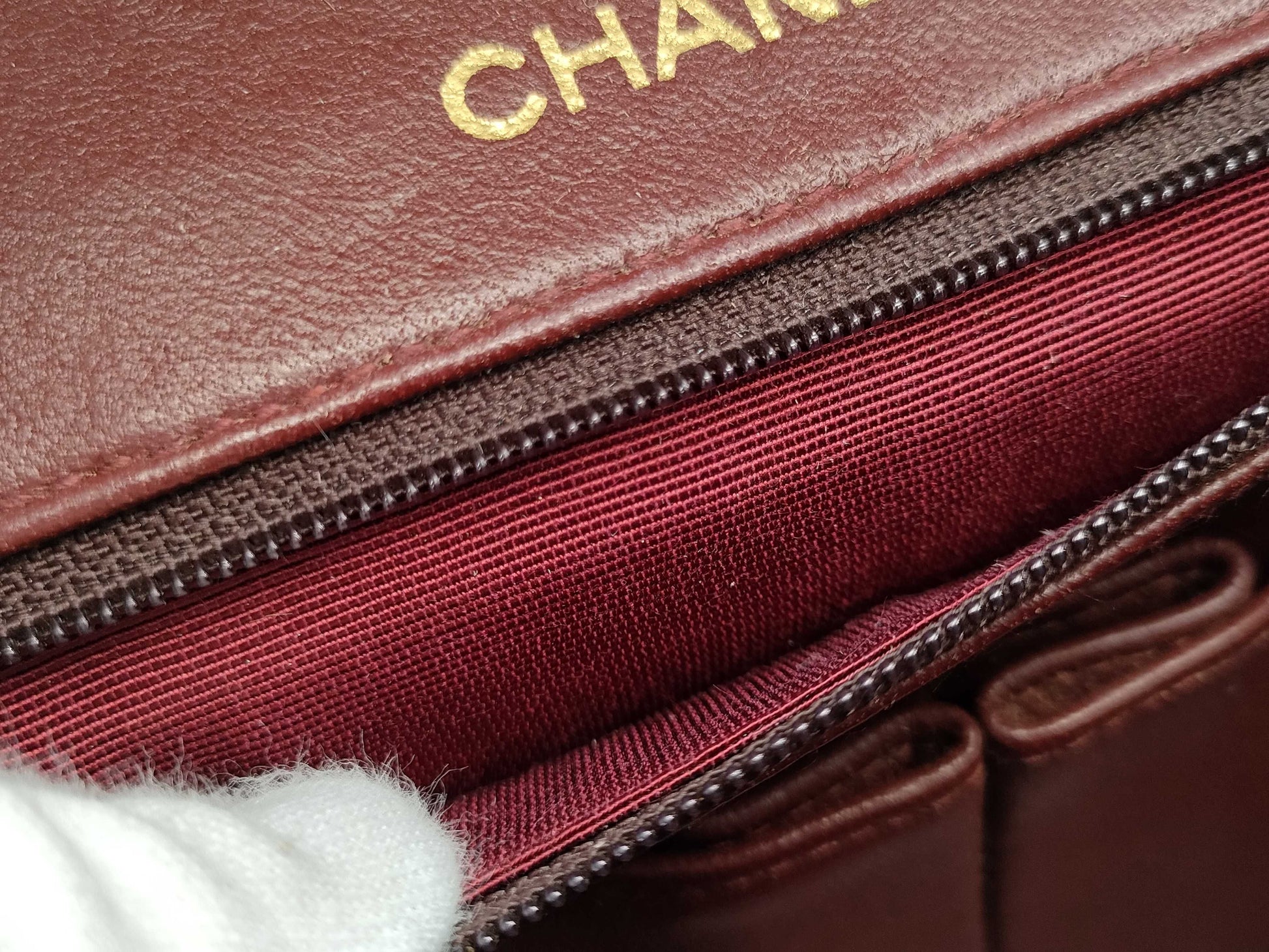 CHANEL Lamb Matelasse Double Double Shoulder Bag 1196972 Seal Card