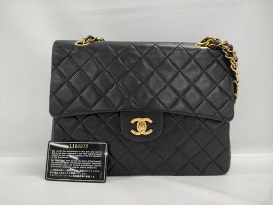 CHANEL Lamb Matelasse Double Double Shoulder Bag 1196972 Seal Card