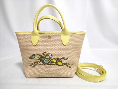 LONG CHAMP 2-Way Basket Bag Handbag