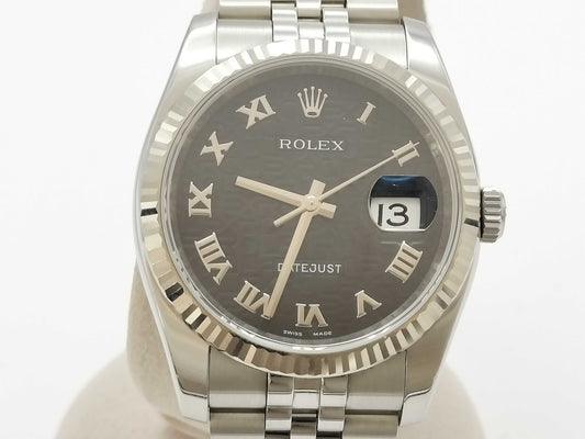 ROLEX 116234 G507125 Black Horicon Men's Watch