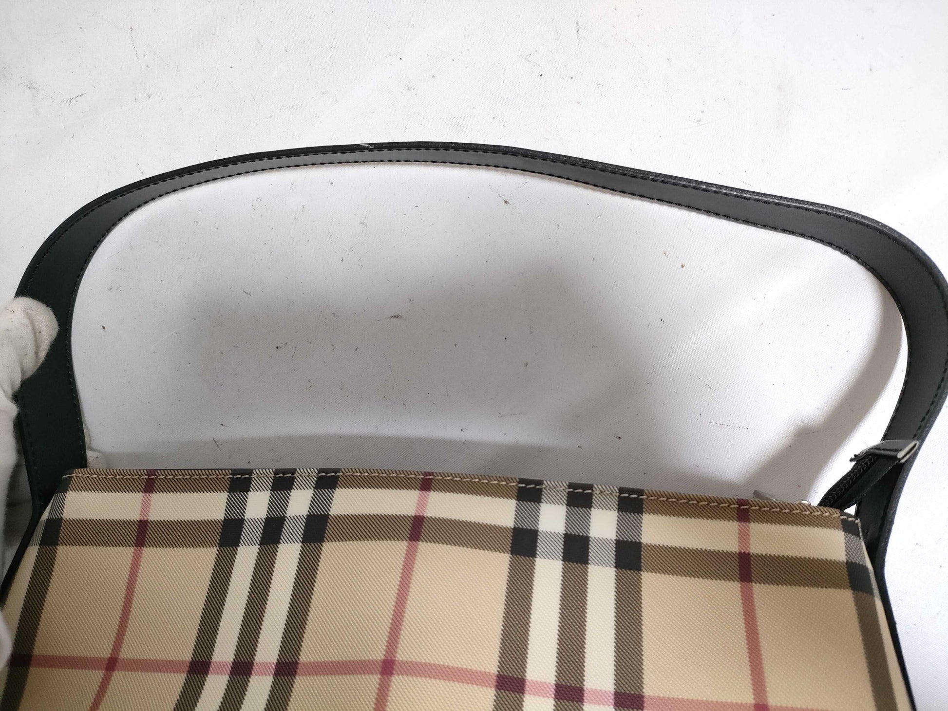 BURBERRY Nova Check One-Shoulder Shoulder Bag