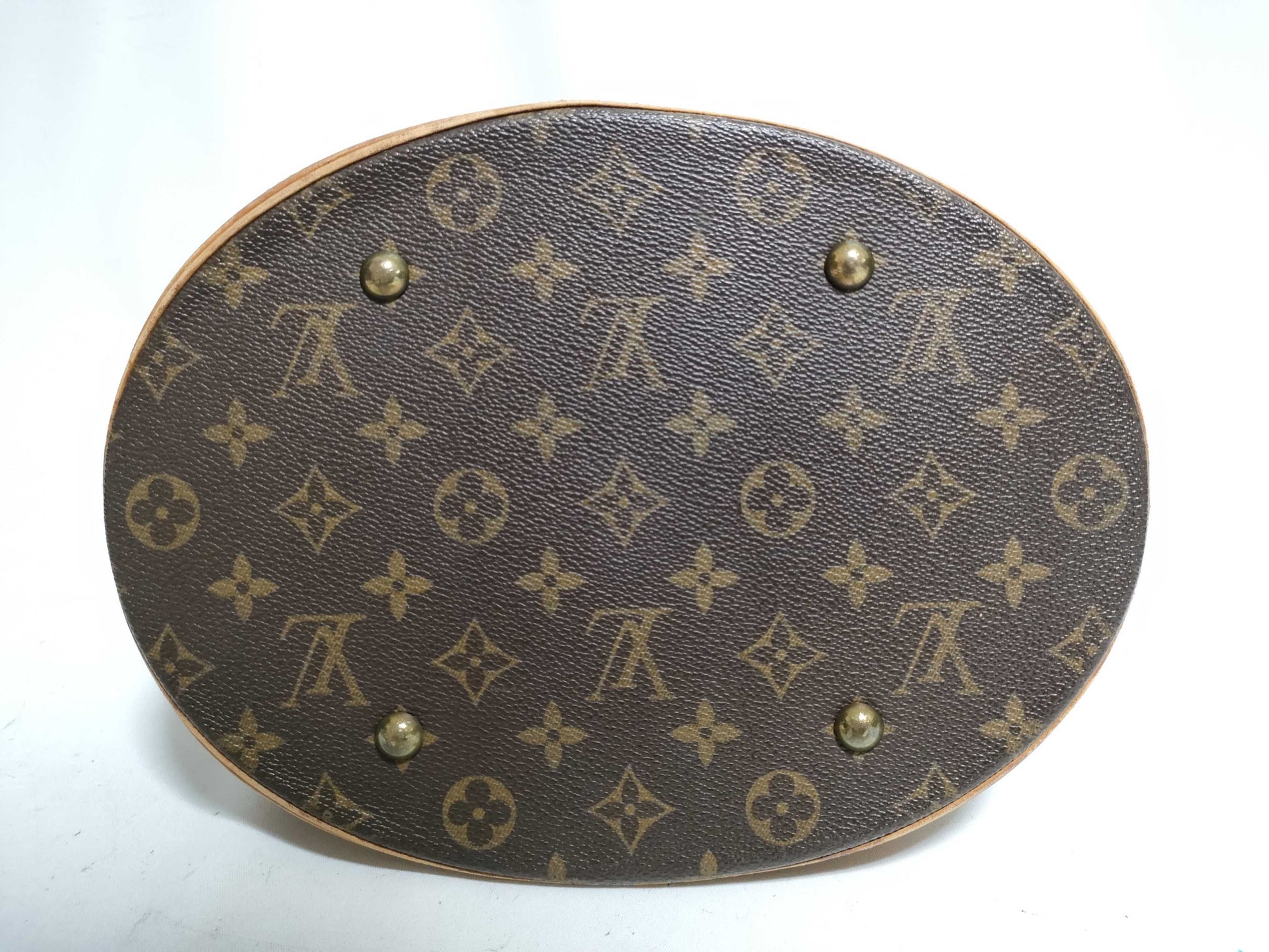 LOUIS VUITTON Monogram Bucket GM Pouch Handbag