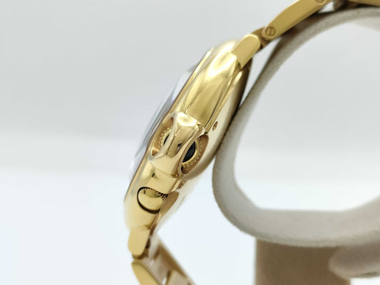 Cartier Ballon Bleu W6920035 3220 80168QX Quartz Shell Dial 18K Gold Men's Watch