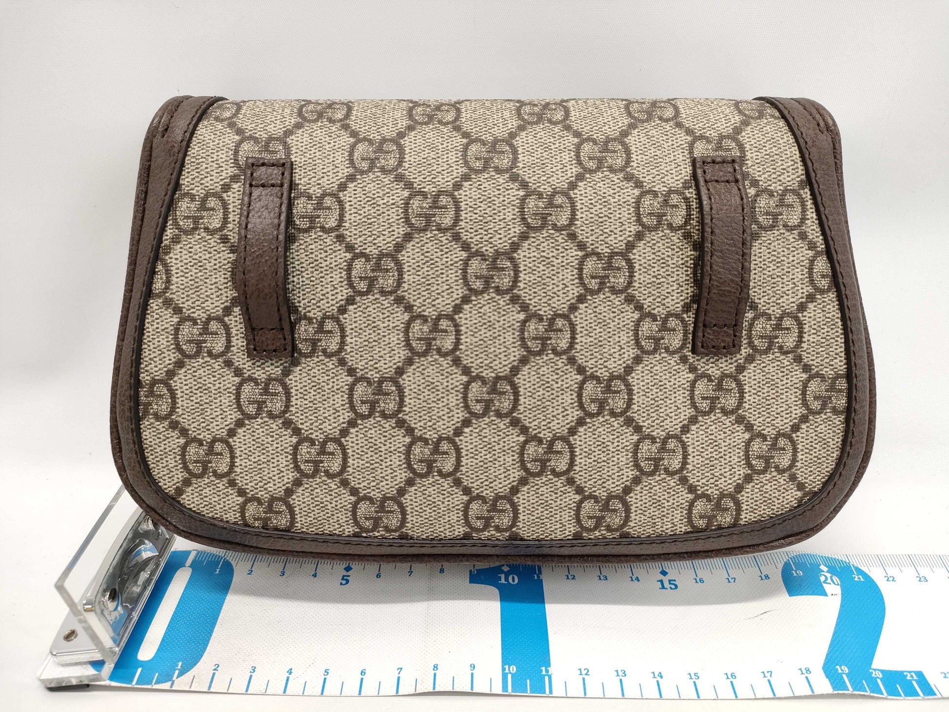 GUCCI GG Supreme 703807/525040 Beige/Brown Shoulder Bag