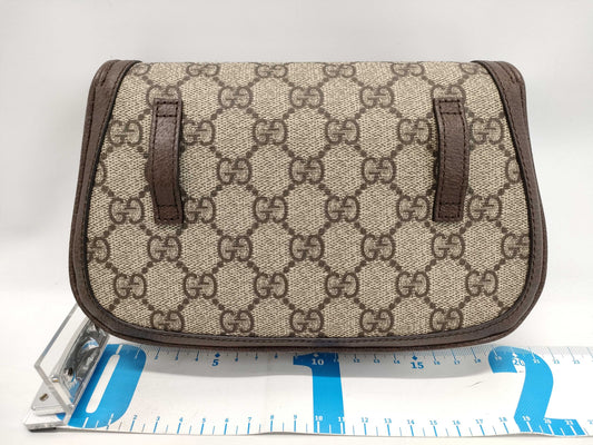 GUCCI GG Supreme 703807/525040 Beige/Brown Shoulder Bag