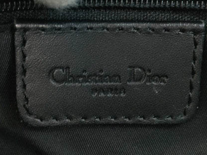 Dior Trotter Saddle Bag Canvas and Leather Handbag