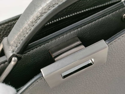 FENDI Peekaboo I.C.U. Gray Handbag