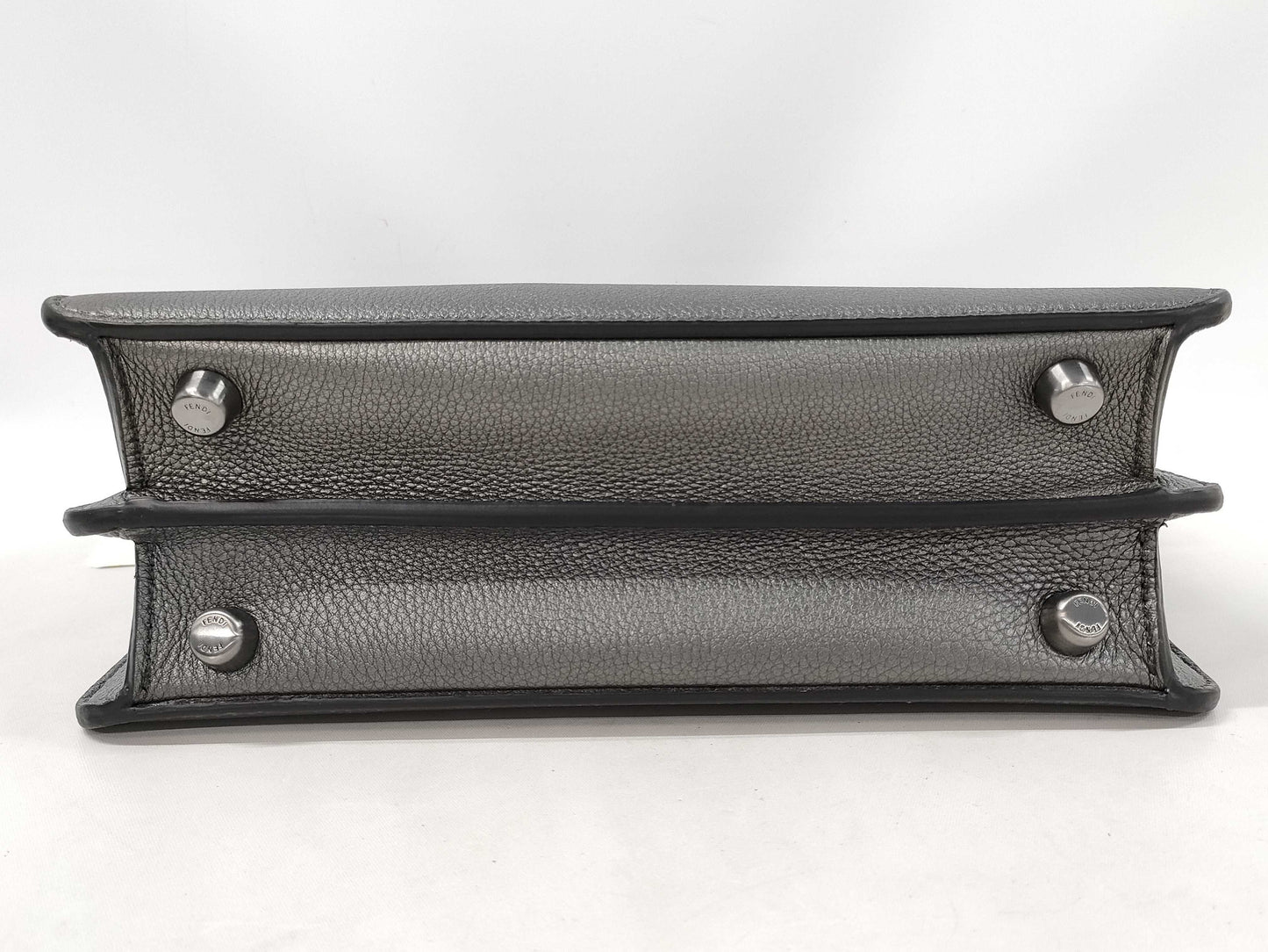FENDI Peekaboo I.C.U. Gray Handbag