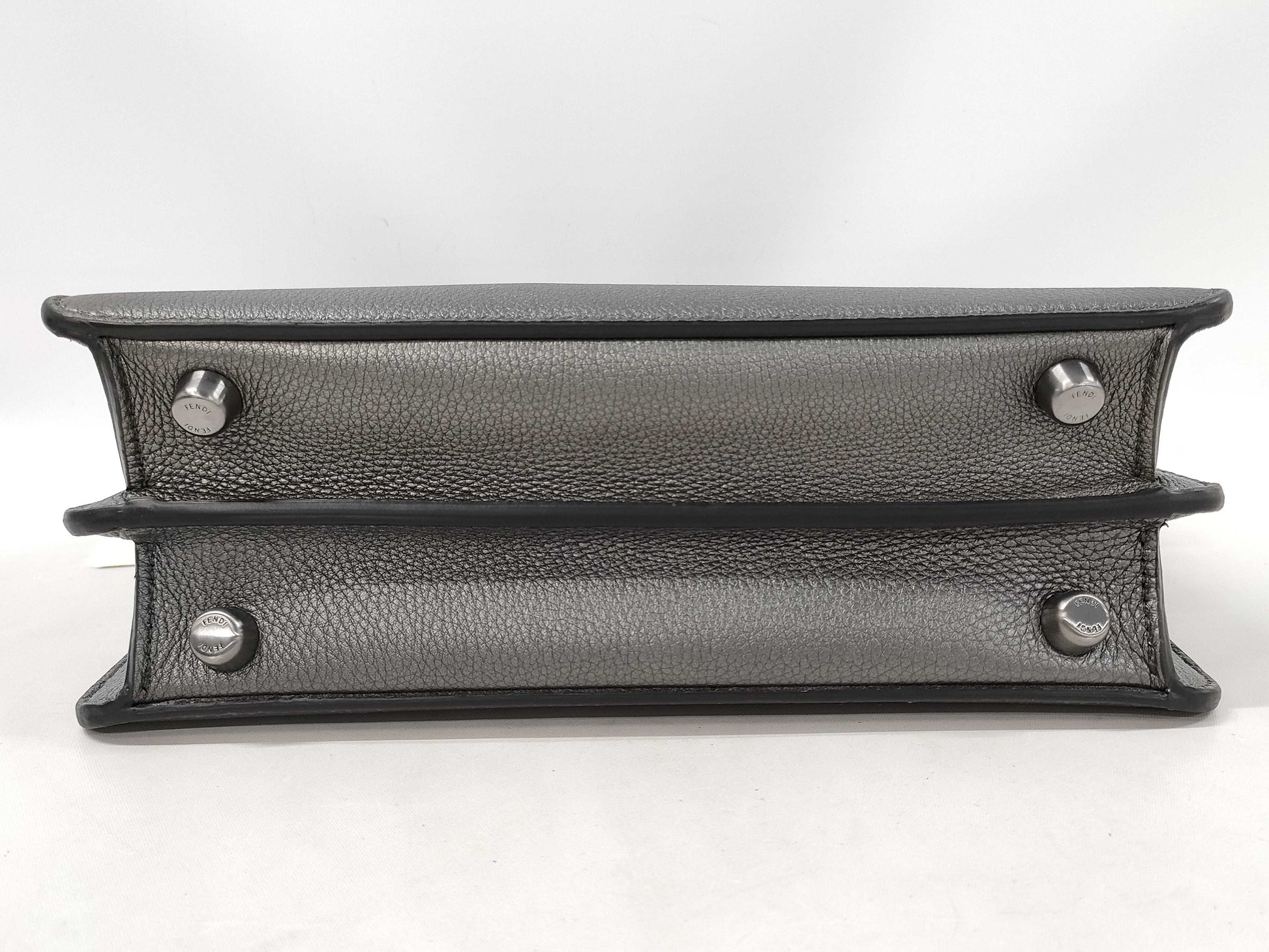 FENDI Peekaboo I.C.U. Gray Handbag