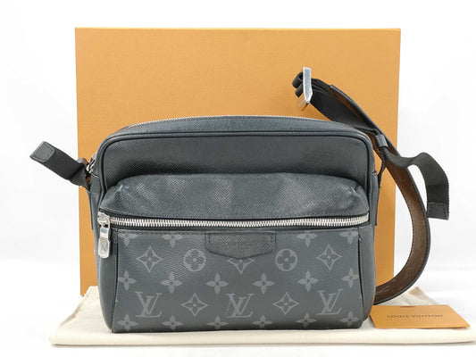 LOUIS VUITTON Monogram Eclipse Outdoor Messenger PM M30233 RFID Shoulder Bag