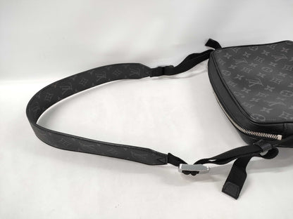 LOUIS VUITTON Monogram Eclipse Outdoor Messenger PM M30233 RFID Shoulder Bag