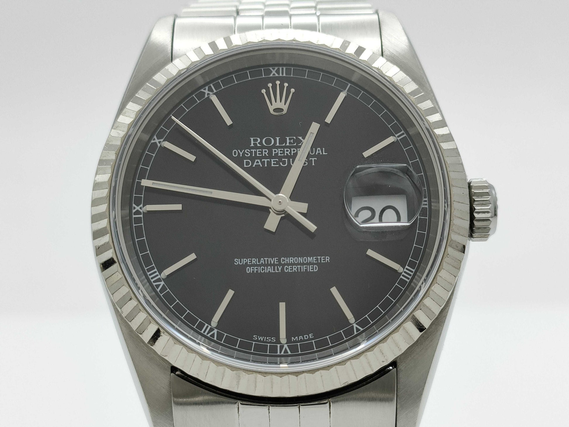 ROLEX 16234 A924859 Black Dial Boys' Watch