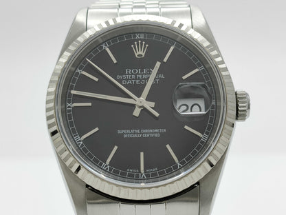 ROLEX 16234 A924859 Black Dial Boys' Watch