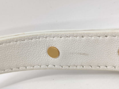 BOTTEGA VENETA Bottega Cassette White Shoulder Bag
