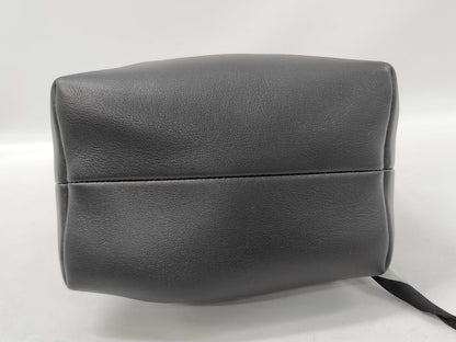 JIMMY CHOO Bonbon Bucket Black Chain Shoulder Bag