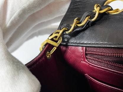 CHANEL Diana 25 Lambskin Matelasse Shoulder Bag with Seal
