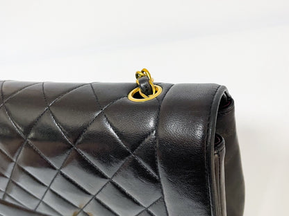 CHANEL Diana 25 Lambskin Matelasse Shoulder Bag with Seal