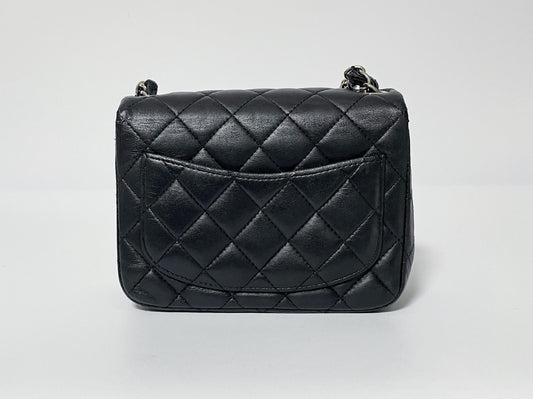 CHANEL Mini Matelasse Lambskin Shoulder Bag