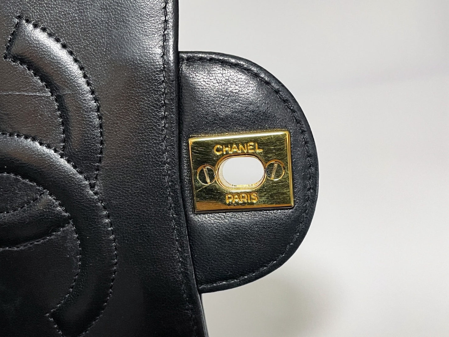 CHANEL Matelasse Lambskin Shoulder Bag with Seal