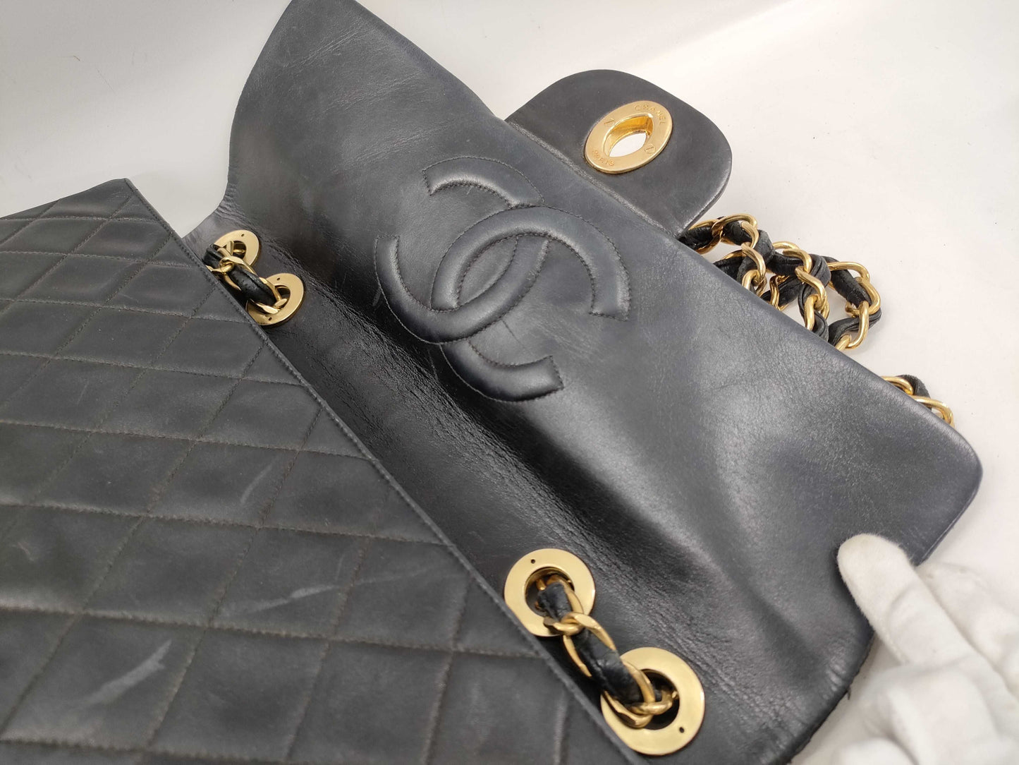 CHANEL Deca Matelasse Shoulder Bag, Black, No. 2