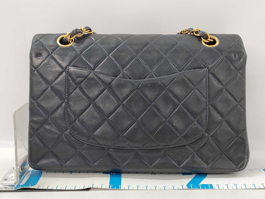 CHANEL Shoulder Bag W Flap Black No. 2 Shoulder Bag