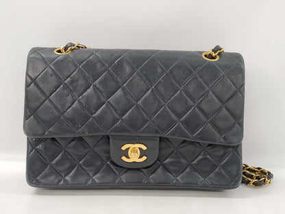 CHANEL Shoulder Bag W Flap Black No. 2 Shoulder Bag