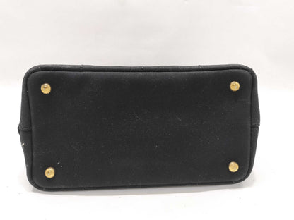 PRADA Canapa 2-way bag, black handbag