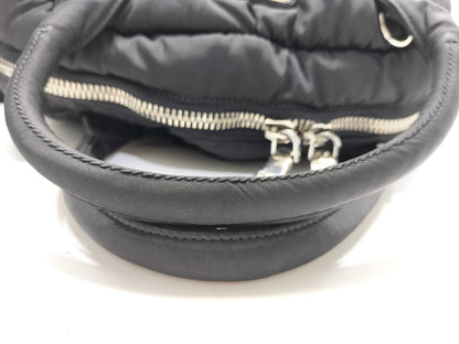 PRADA Nylon Bomber 2-way Bag Black Nylon Handbag
