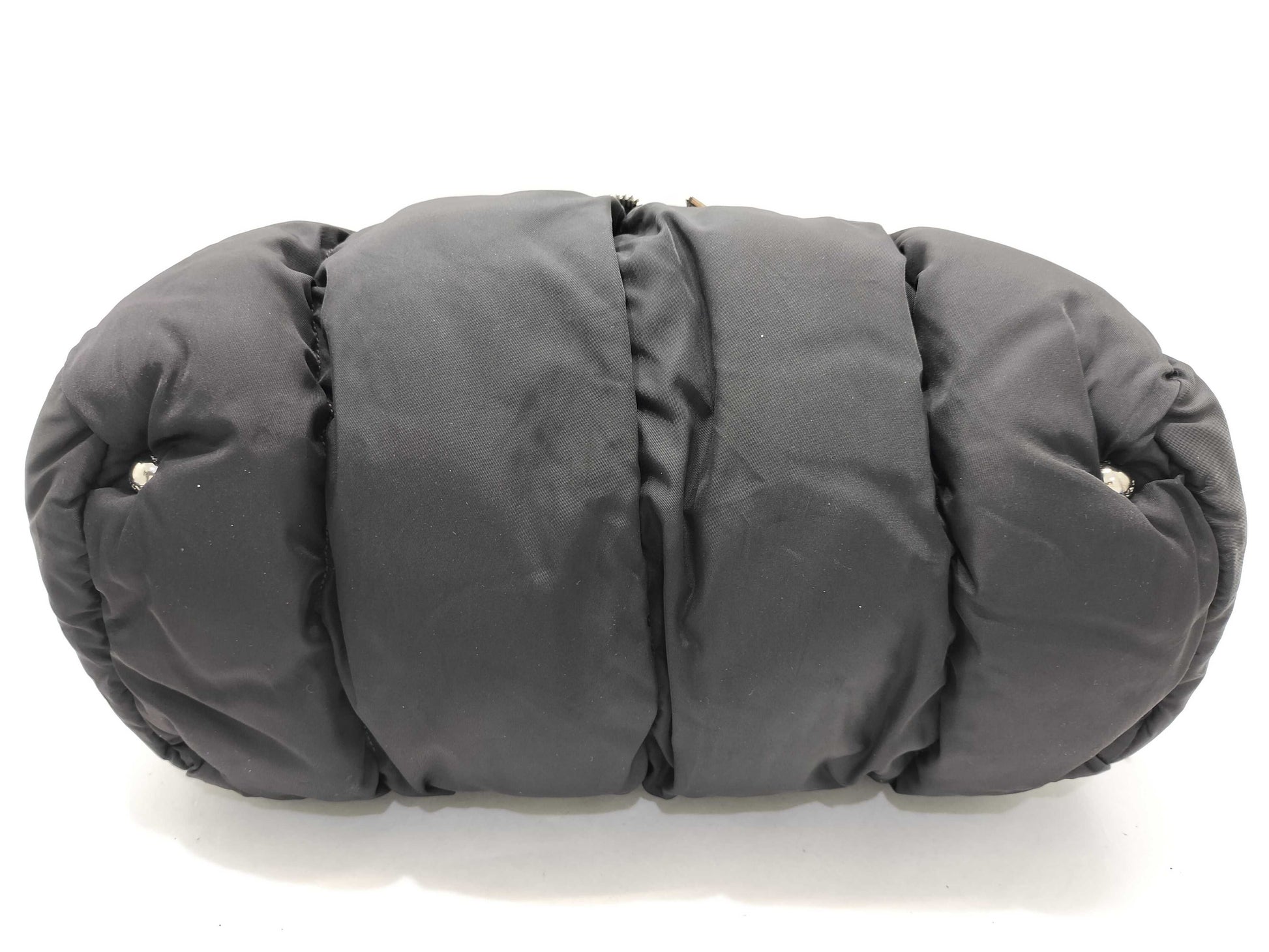 PRADA Nylon Bomber 2-way Bag Black Nylon Handbag