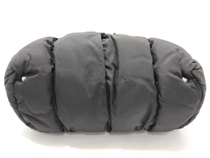 PRADA Nylon Bomber 2-way Bag Black Nylon Handbag