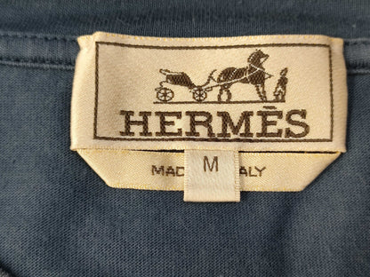 HERMES Hello Mr. Falier T-shirt Navy M T-shirt