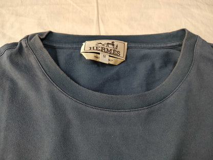 HERMES Hello Mr. Falier T-shirt Navy M T-shirt