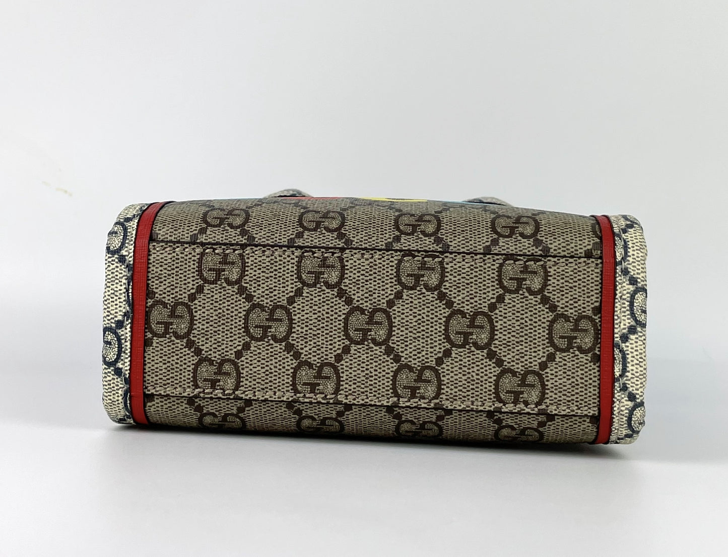 GUCCI GG Supreme PVC and Leather 2-Way Shoulder Bag, Multicolor, 699406