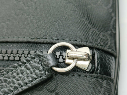 GUCCI GG Nylon/Leather Shoulder Bag 449183