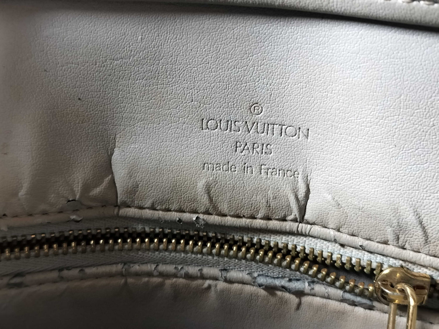 LOUIS VUITTON TH0091 Vernis LOUIS VUITTON M91303 Vernis Houston Tote Bag