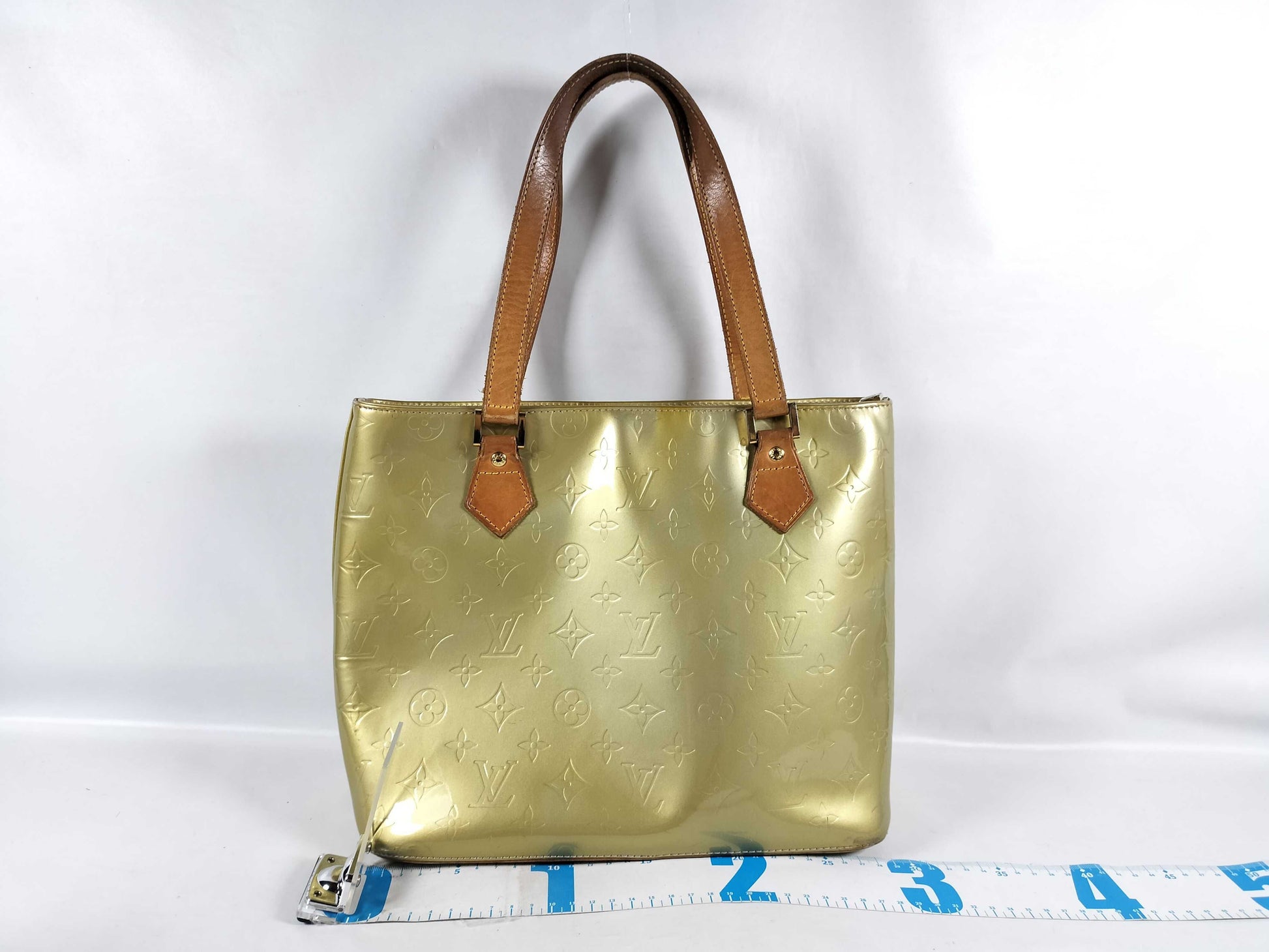 LOUIS VUITTON TH0091 Vernis LOUIS VUITTON M91303 Vernis Houston Tote Bag
