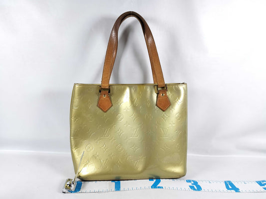 LOUIS VUITTON TH0091 Vernis LOUIS VUITTON M91303 Vernis Houston Tote Bag