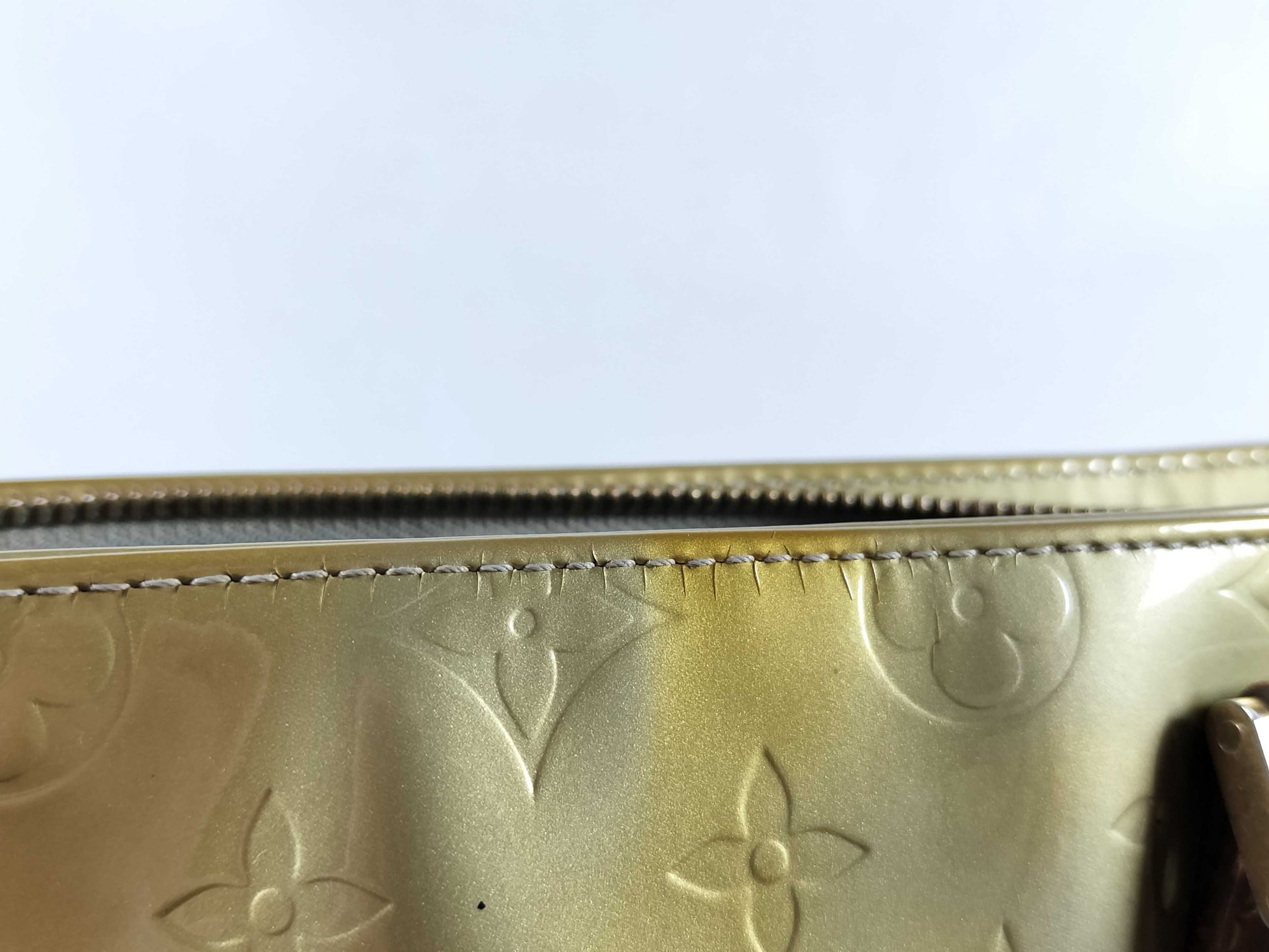 LOUIS VUITTON TH0091 Vernis LOUIS VUITTON M91303 Vernis Houston Tote Bag