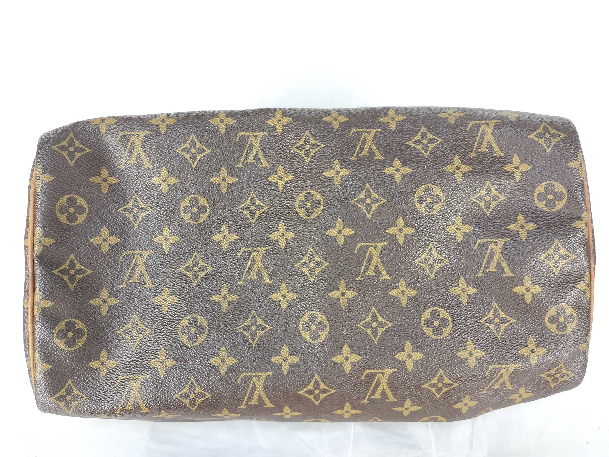 LOUIS VUITTON SA861 Monogram LV Mono Speedy 35 Boston Bag