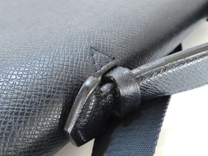 LOUIS VUITTON Vassili PM Taiga Leather 2-Way Business Bag