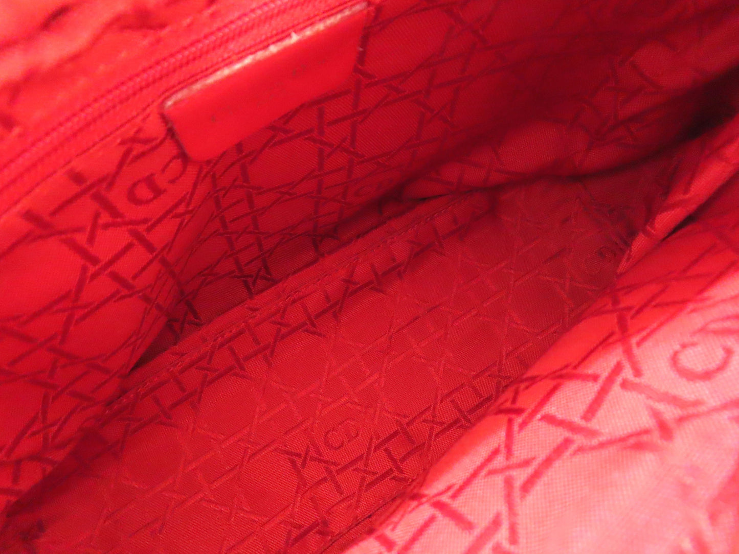 Christian Dior Lady Dior Nylon Handbag Navy