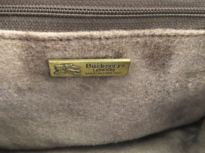 Burberrys PVC Leather Nova Check Shoulder Bag