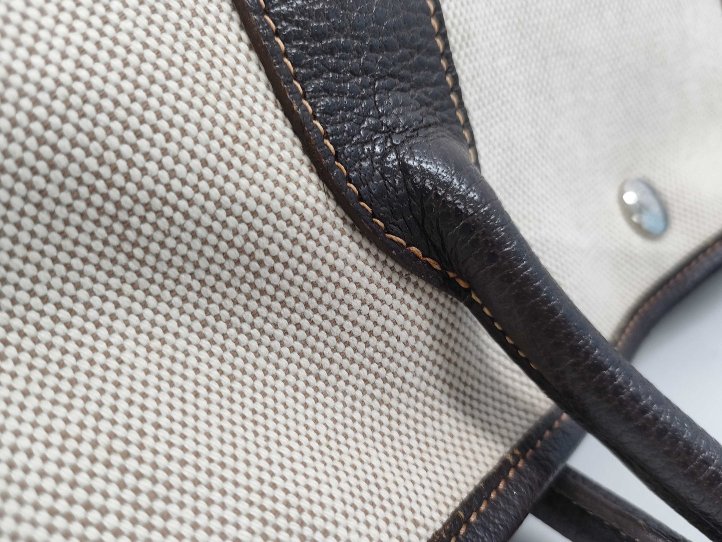 HERMES Garden Party PM Toile J Tote Bag